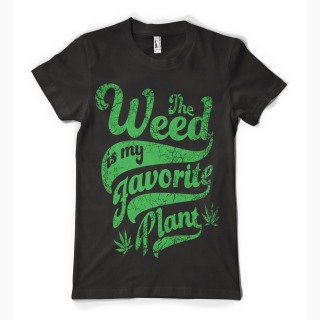 <span>Tricou Personalizat</span> Weed Is My Favorite