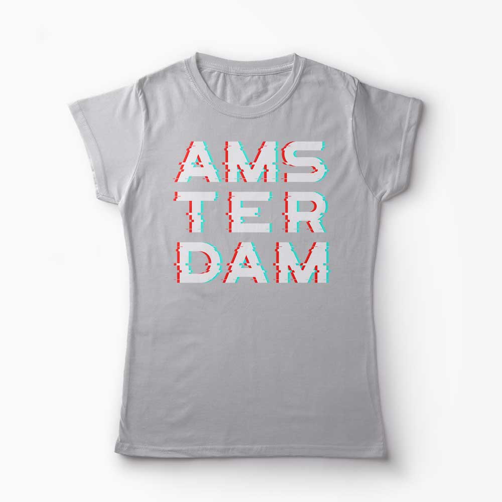 Tricou Amsterdam - Femei-Gri