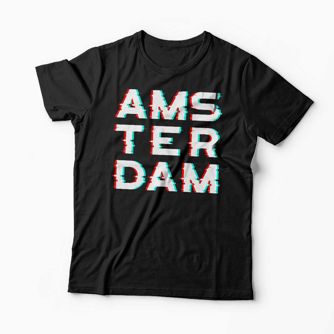 Tricou Amsterdam - Bărbați-Negru