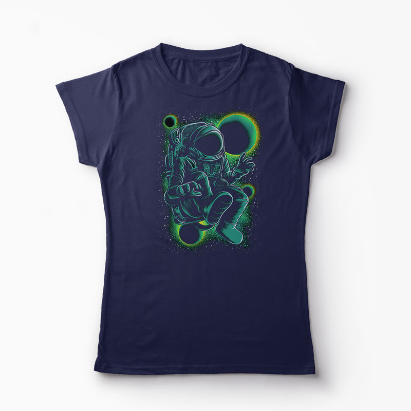 Tricou Astronaut Free Space - Femei-Bleumarin