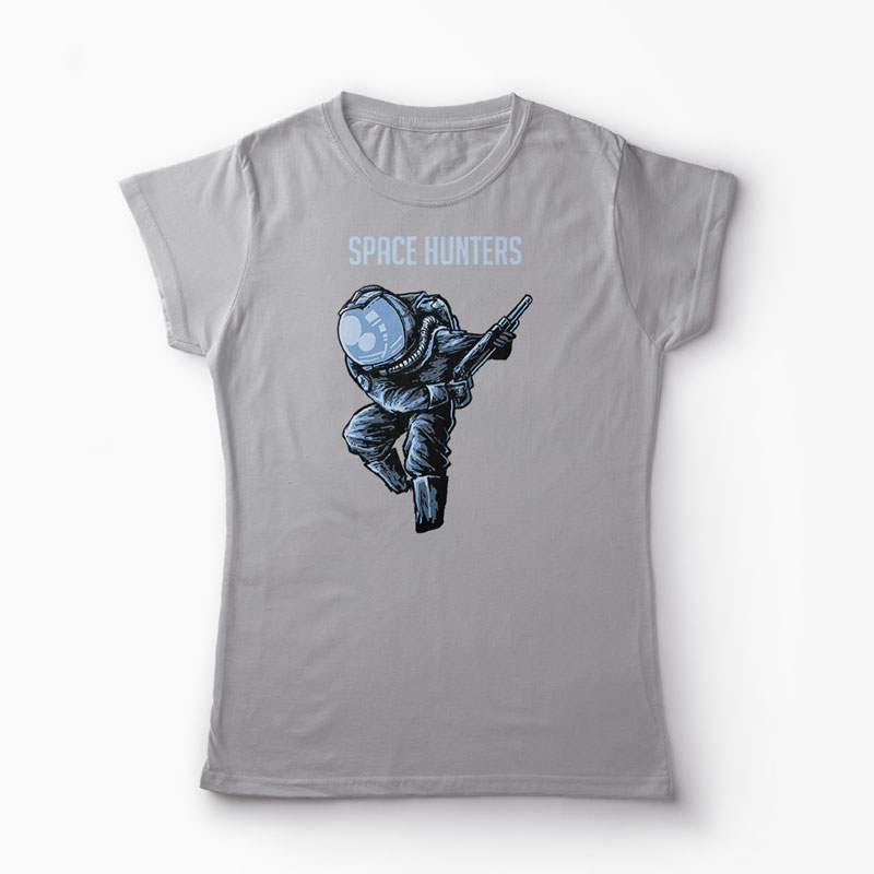 Tricou Astronaut Space Hunters - Femei-Gri