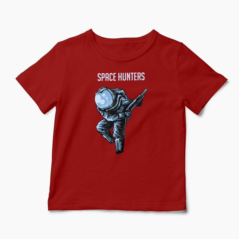 Tricou Astronaut Space Hunters - Copii-Roșu