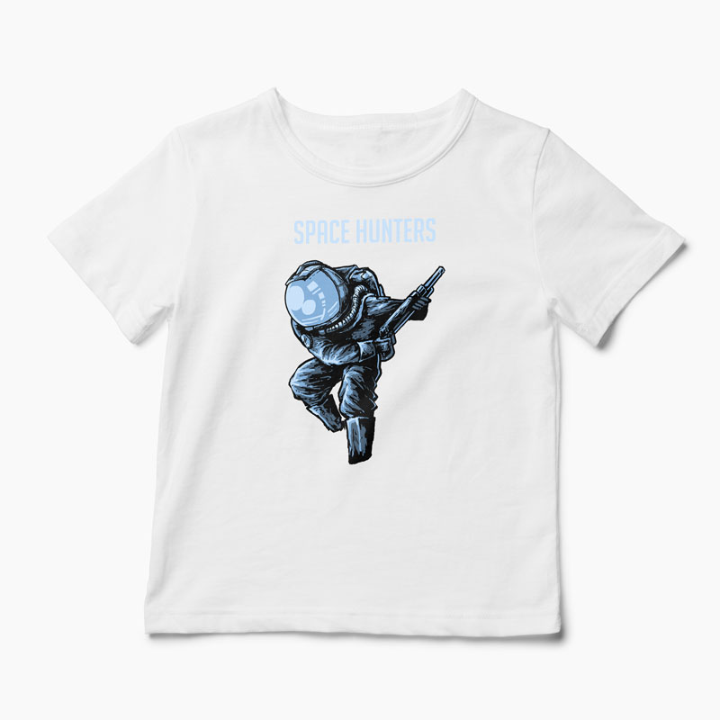 Tricou Astronaut Space Hunters - Copii-Alb