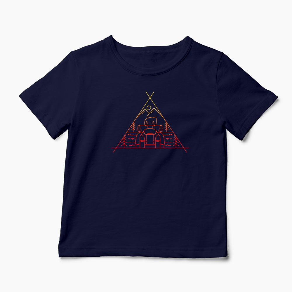 Tricou Aventură în Aer Liber - Copii-Bleumarin