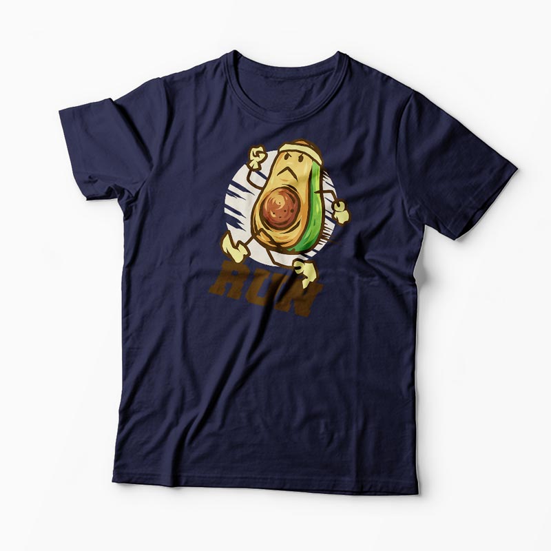 Tricou Avocado Run - Alergare Personalizat - Bărbați-Galben