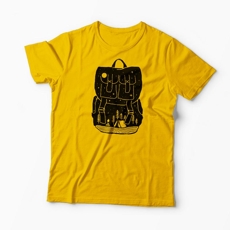 Tricou Backpacker - Natura Rucsac - Bărbați-Galben