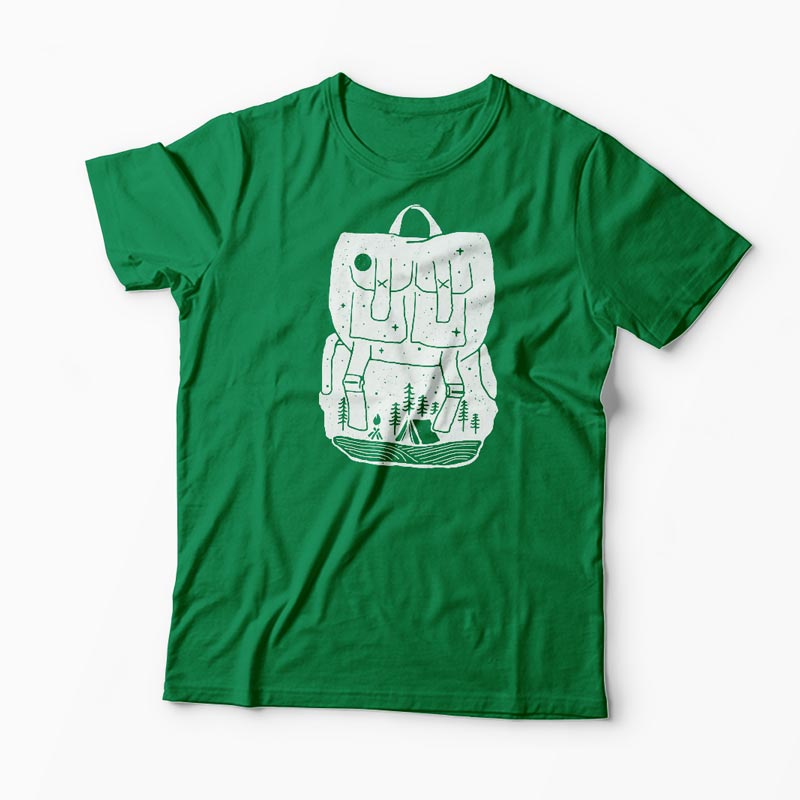 Tricou Backpacker - Natura Rucsac - Bărbați-Verde