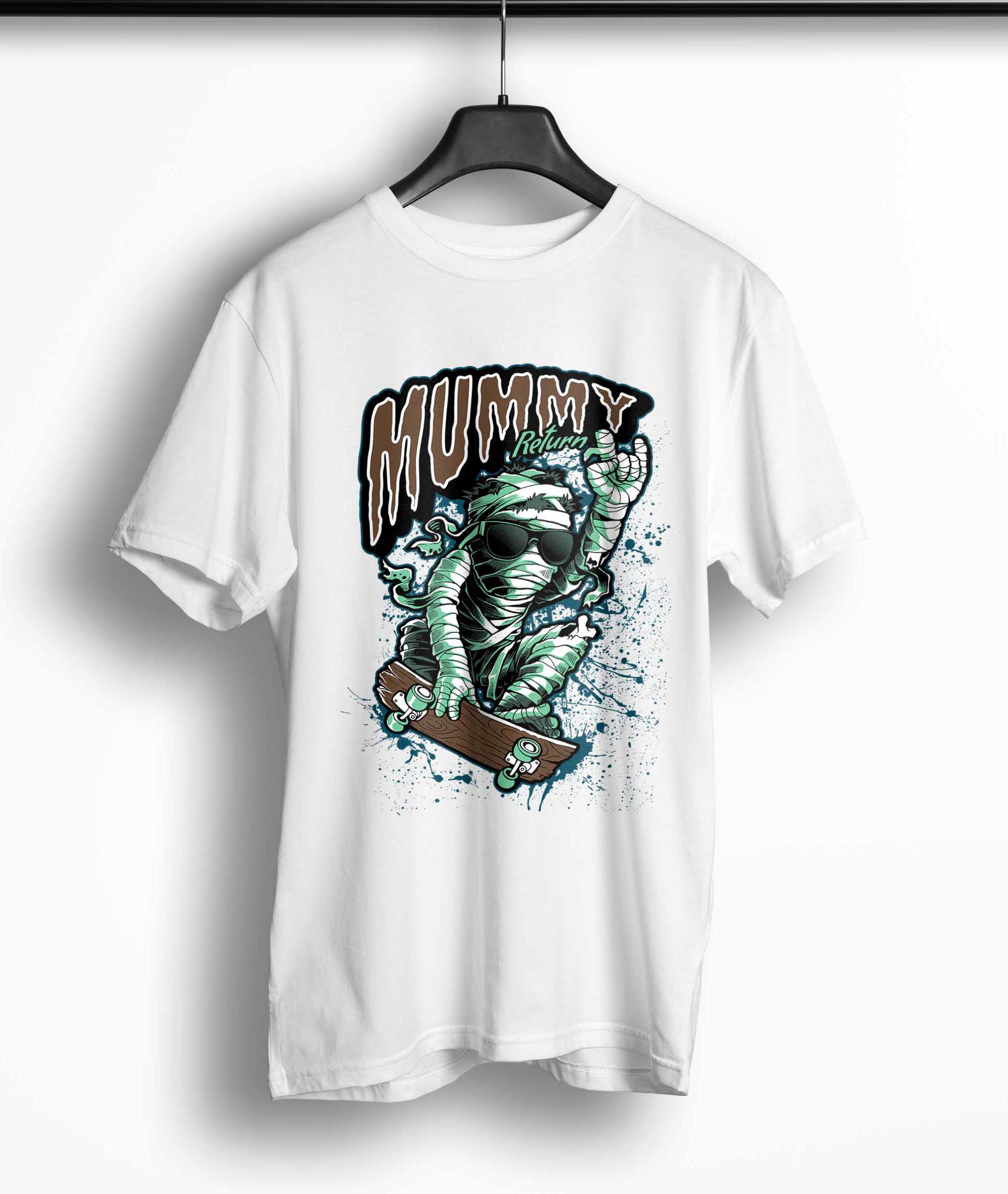 Tricou Barbati Personalizat Skateboard Mummy Return