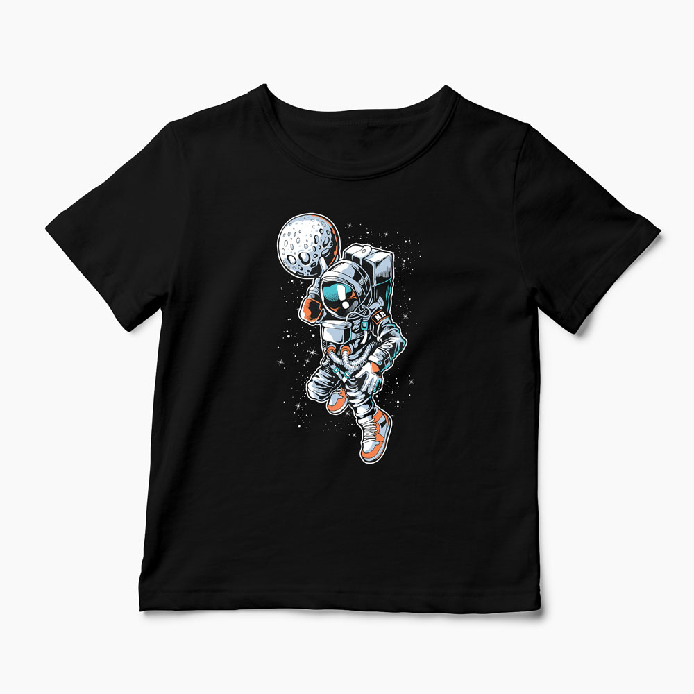 Tricou Baschet Astronaut Dunk - Copii-Negru