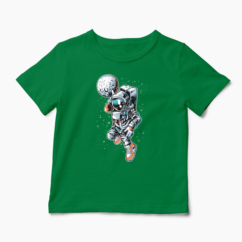 Tricou Baschet Astronaut Dunk - Copii-Verde