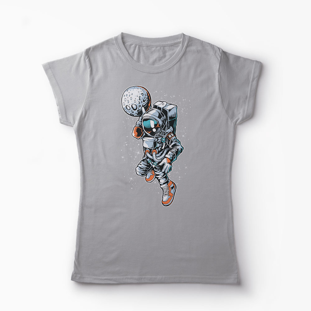 Tricou Baschet Astronaut Dunk - Femei-Gri
