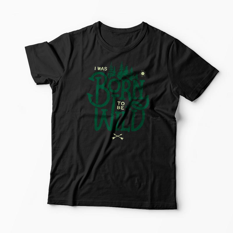 Tricou Born To Be Wild - Bărbați-Negru