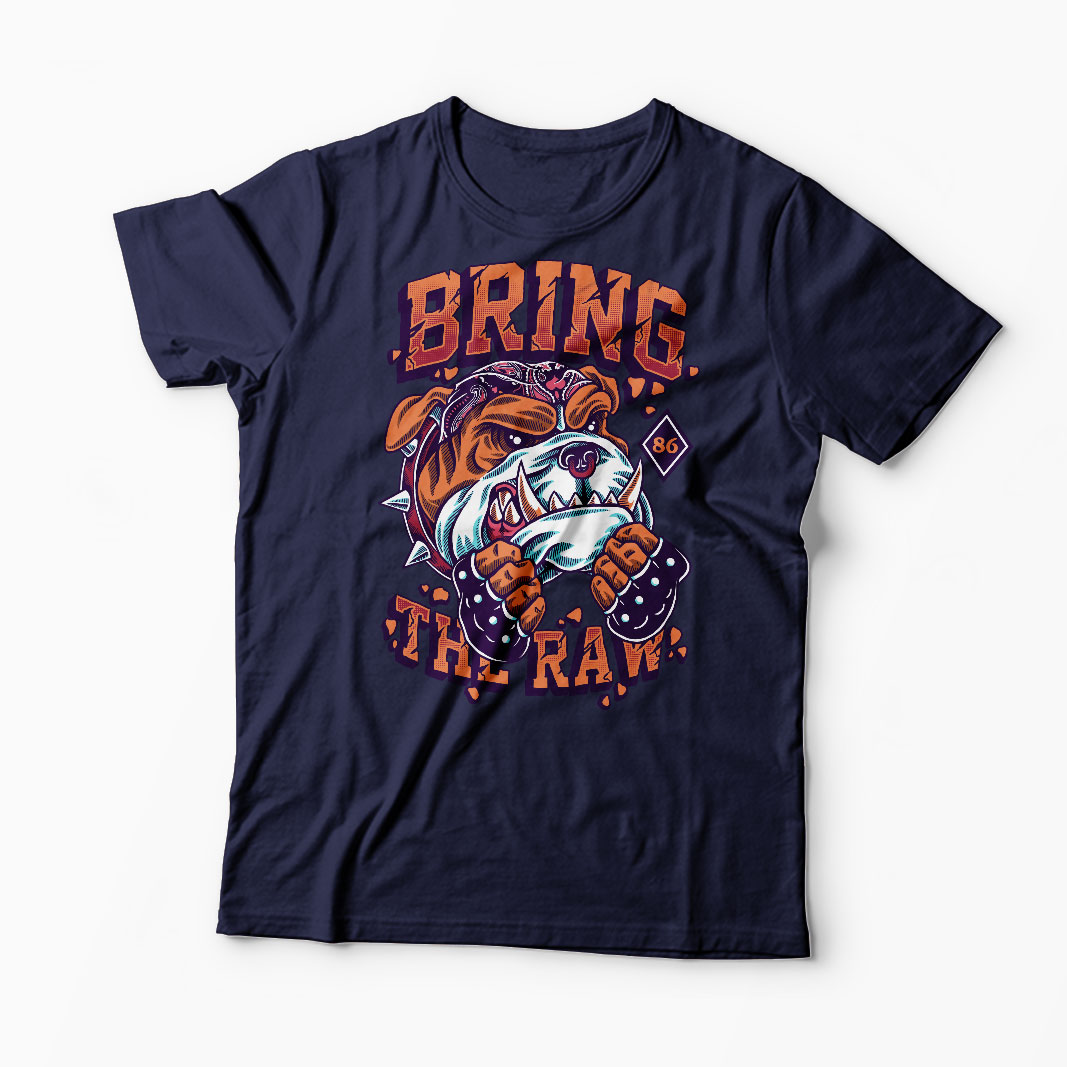 Tricou Bring The Raw - Bărbați-Bleumarin