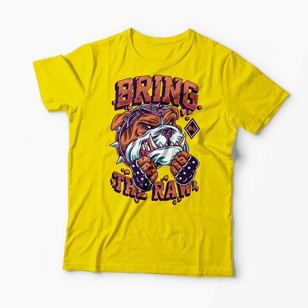 Tricou Bring The Raw - Bărbați-Galben