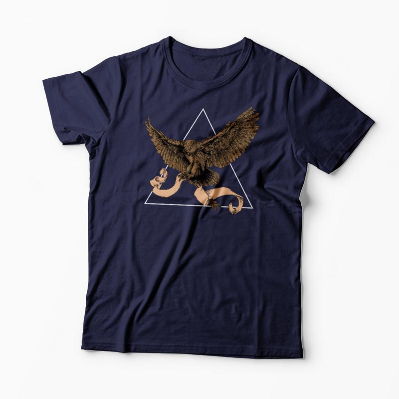Tricou Bufniță - Bărbați-Bleumarin