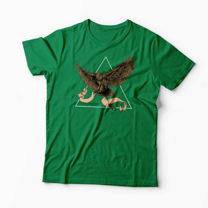 Tricou Bufniță - Bărbați-Verde