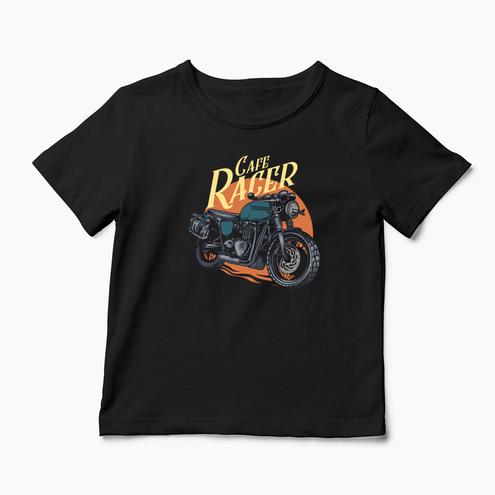 Tricou Cafe Racer Triumph - Copii-Negru