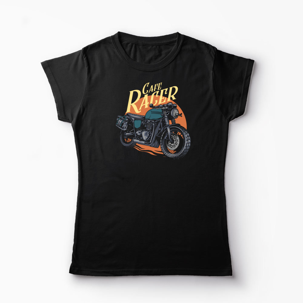 Tricou Cafe Racer Triumph - Femei-Negru