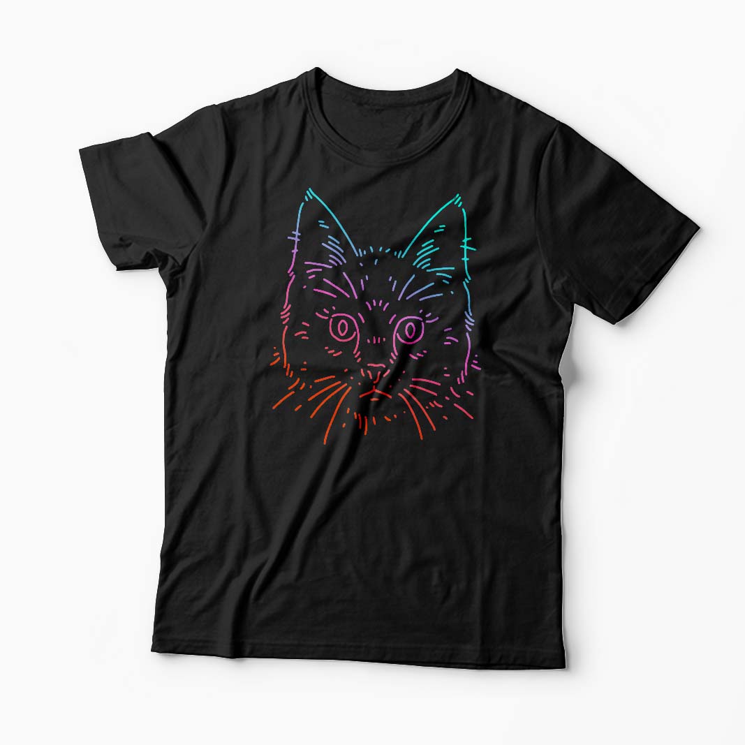 Tricou Cat Colors - Bărbați-Negru