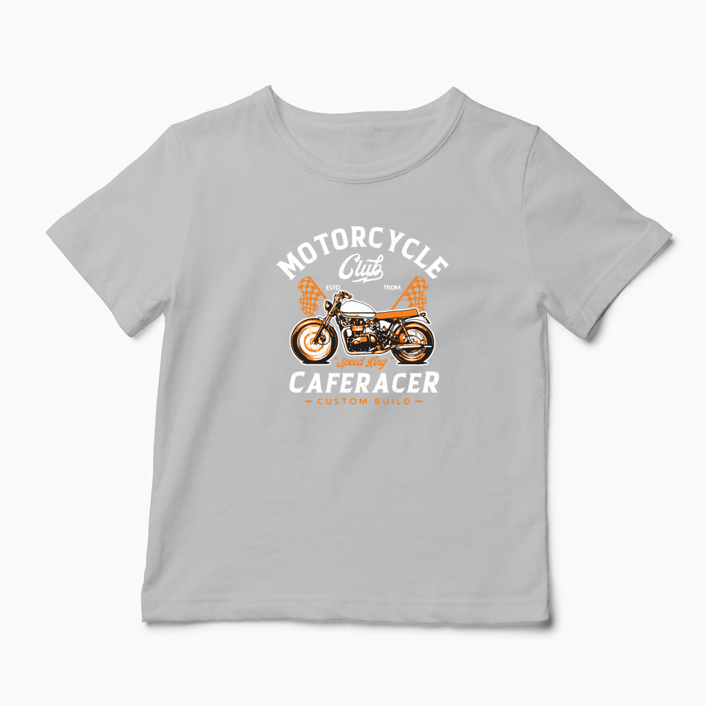 Tricou Club de Motociclete Cafe Racer - Copii-Gri