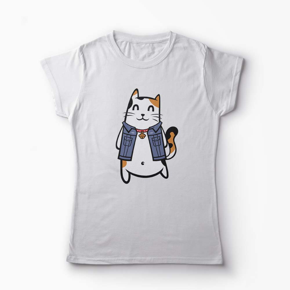 Tricou Cool Cat - Femei-Alb