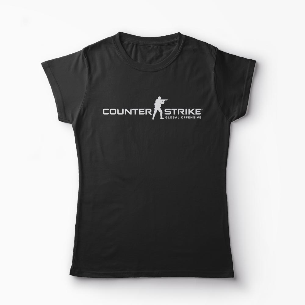 Tricou Counter Strike Global Offensive - Femei-Negru