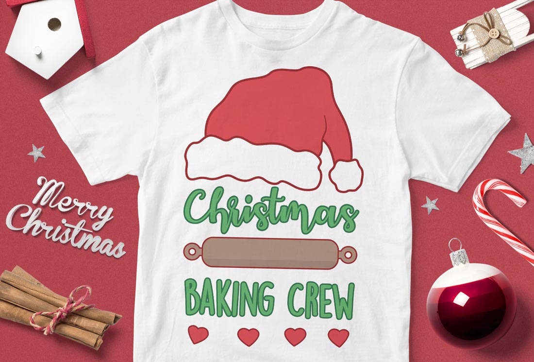 Tricou Crăciun Baking Crew