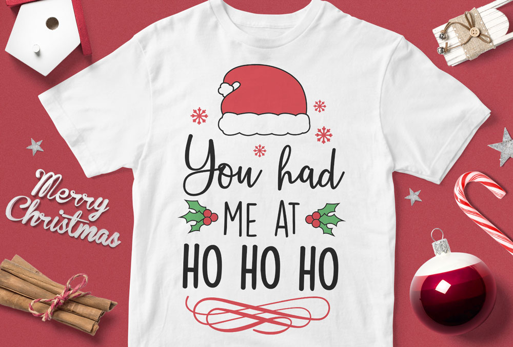 Tricou Crăciun Ho Ho Ho