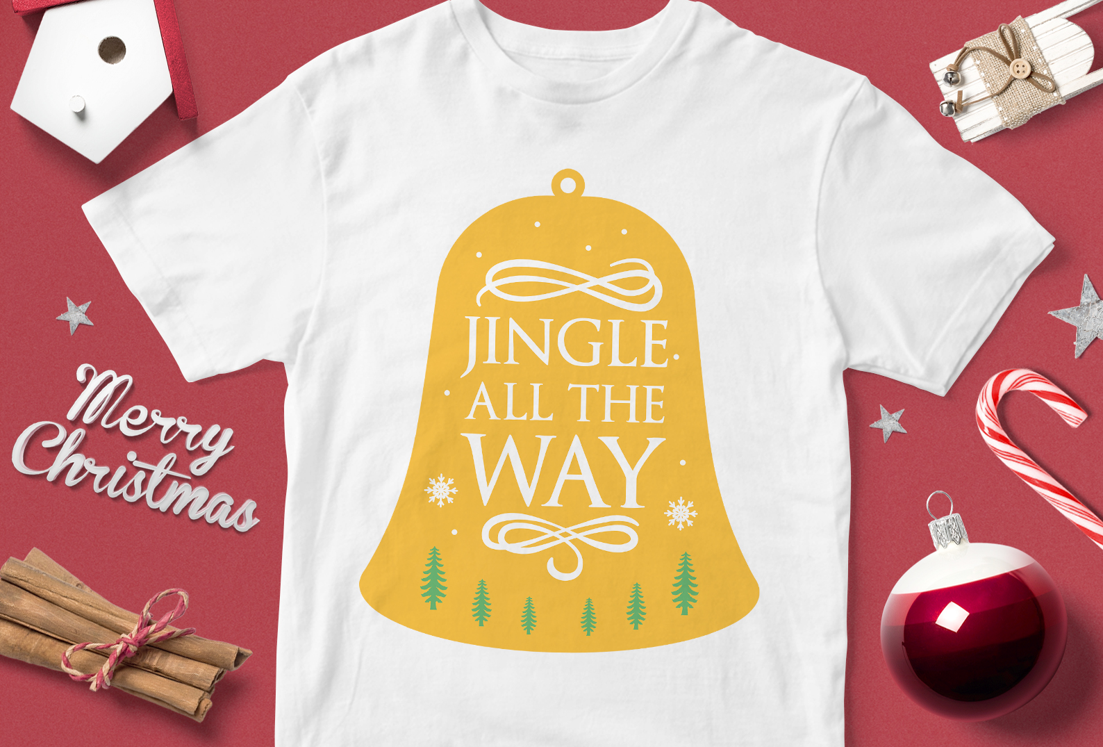 Tricou Crăciun Jingle All The Way