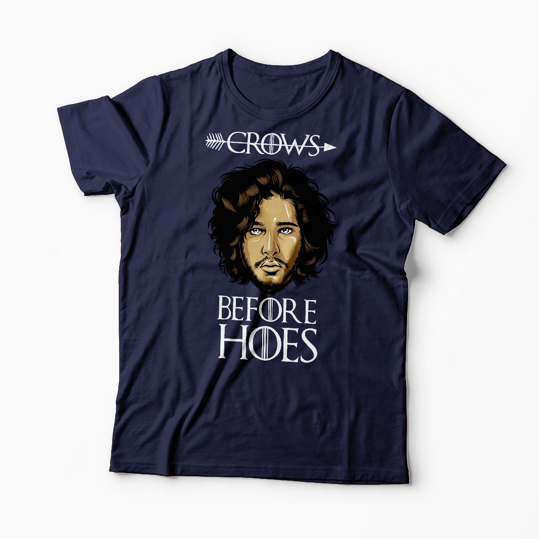Tricou Crows Before Hoes - Bărbați-Bleumarin