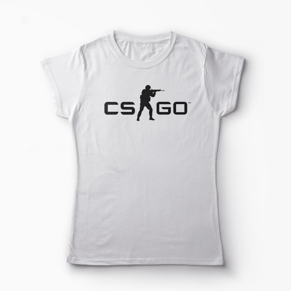 Tricou CS GO - Femei-Alb