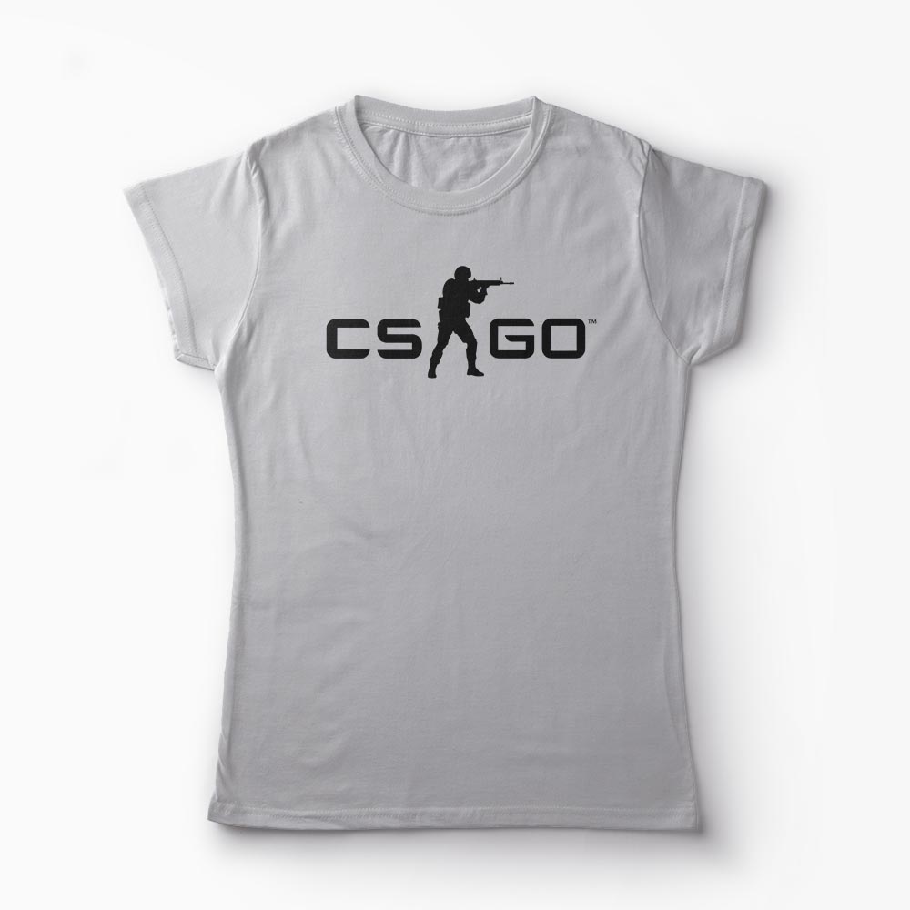 Tricou CS GO - Femei-Gri