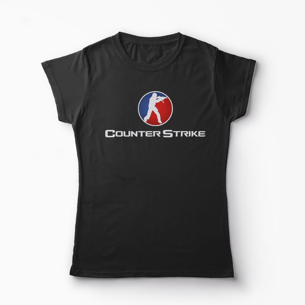 Tricou CS GO Pepsi Logo - Femei-Negru