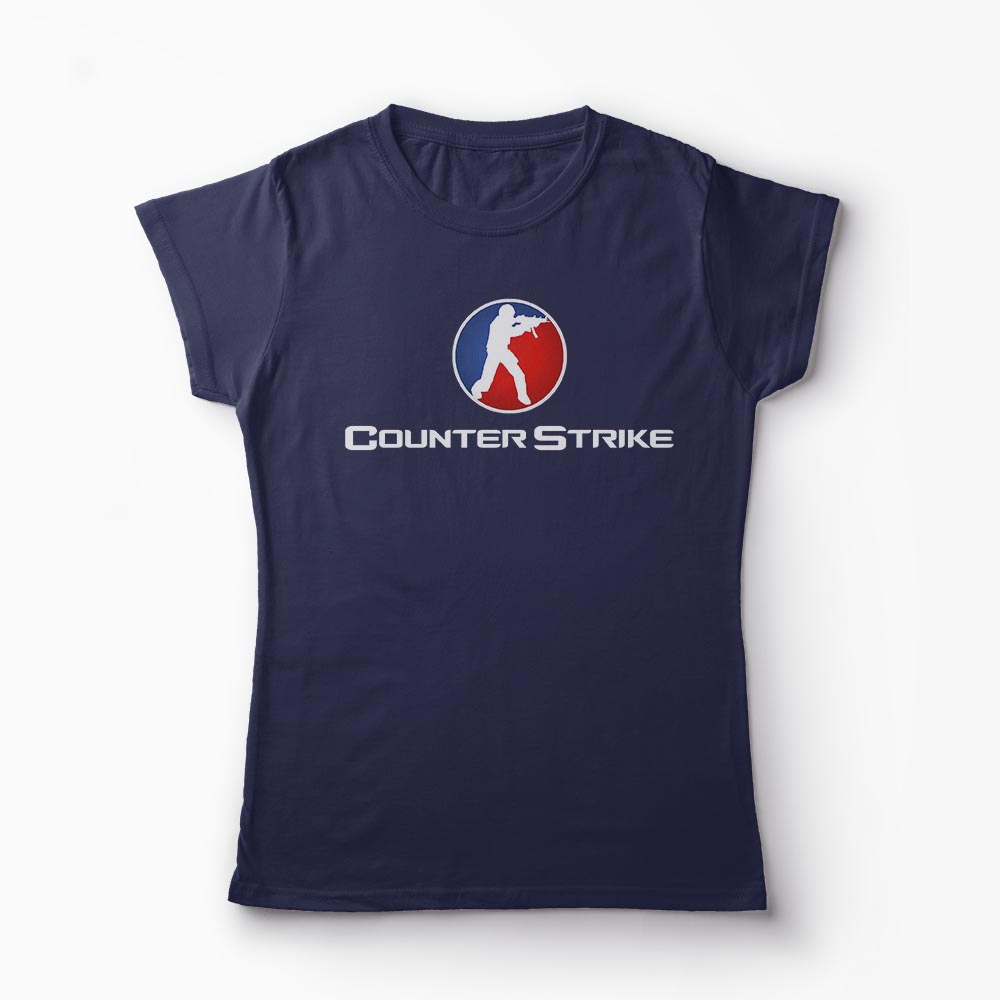 Tricou CS GO Pepsi Logo - Femei-Bleumarin