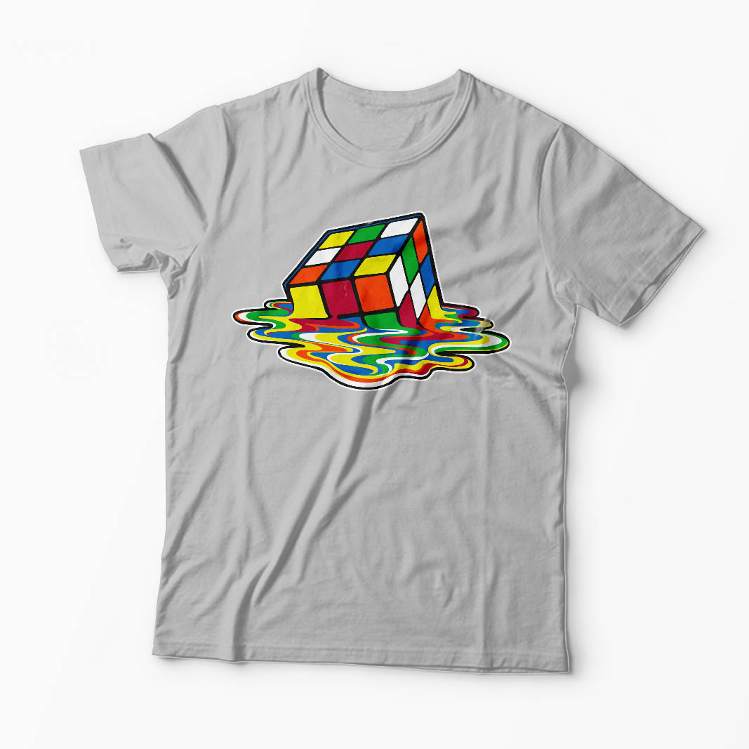 Tricou Cubul lui Rubik - Bărbați-Gri