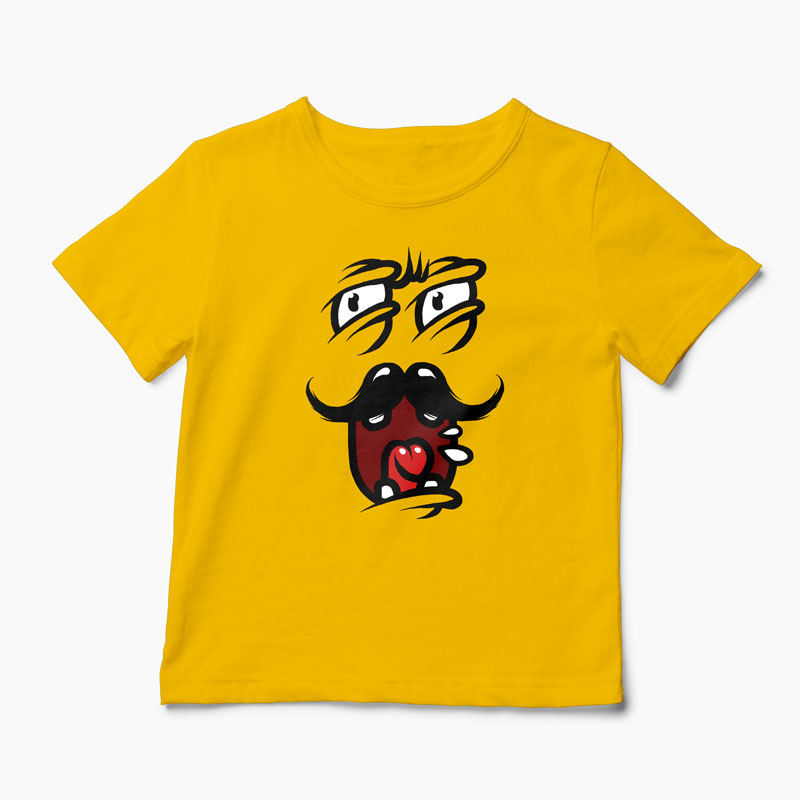 Tricou Dl. Mustata - Copii-Galben