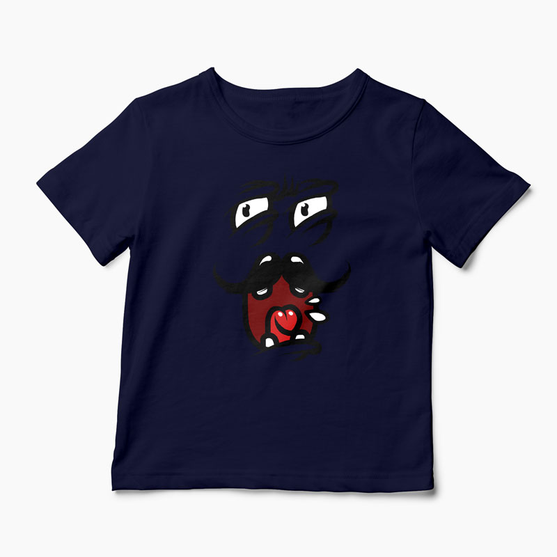 Tricou Dl. Mustata - Copii-Bleumarin