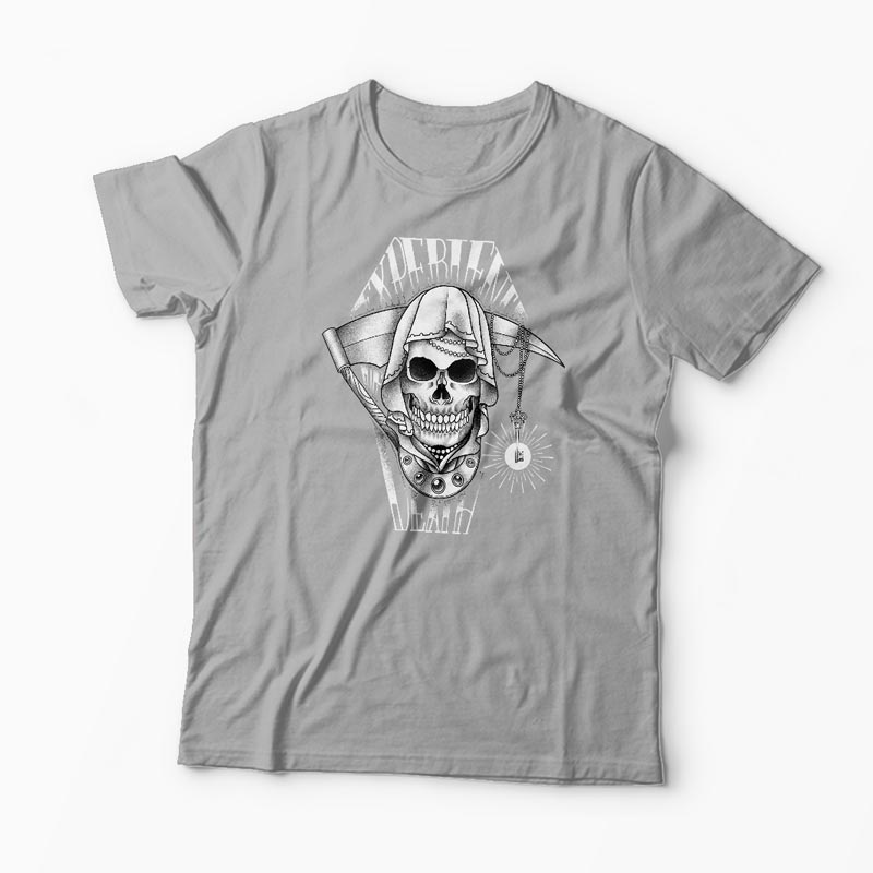 Tricou Experience Death - Bărbați-Gri