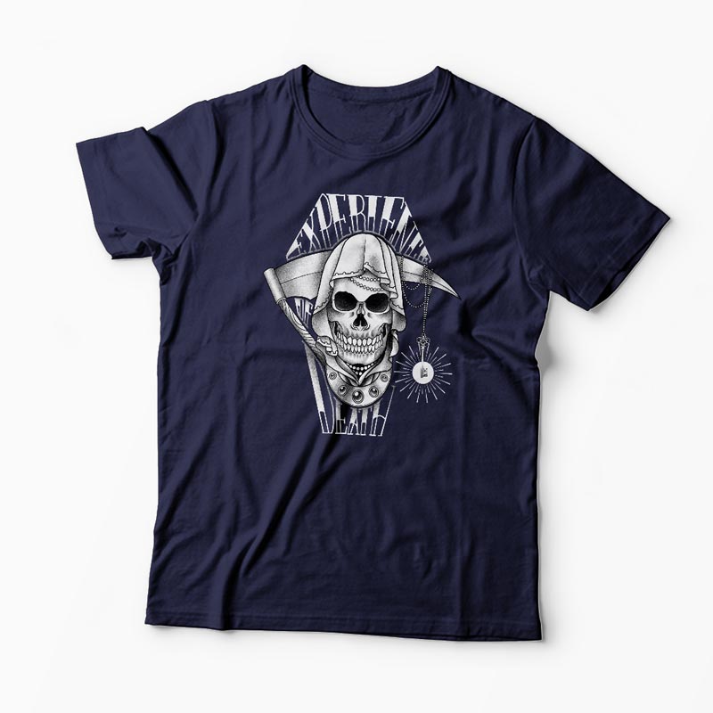 Tricou Experience Death - Bărbați-Galben