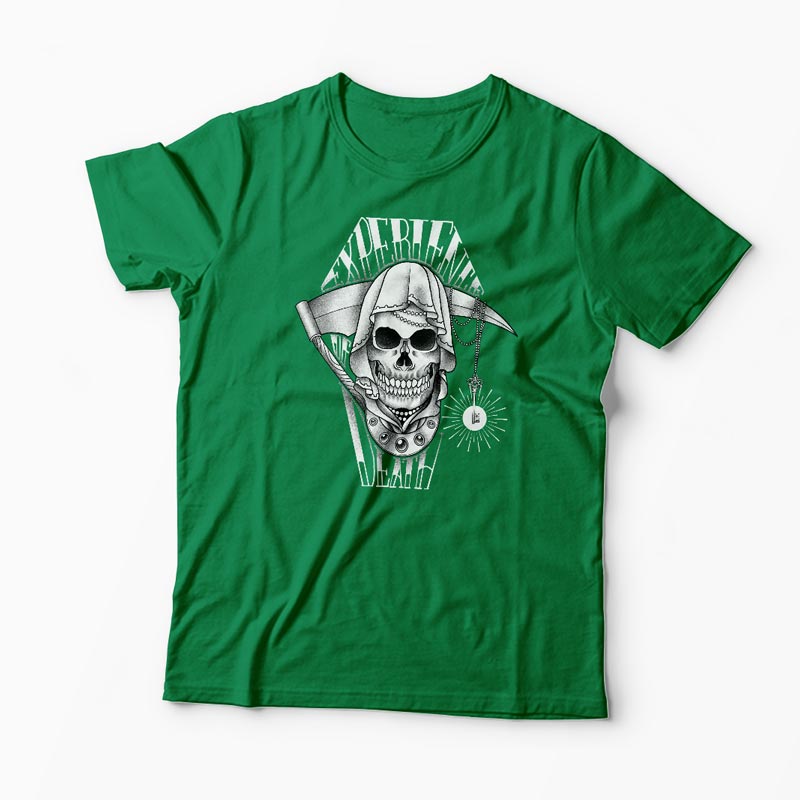 Tricou Experience Death - Bărbați-Verde