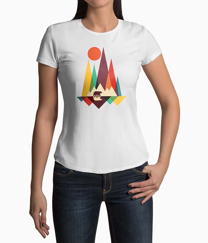 Tricou Femei Personalizat Munti Aventura Urs