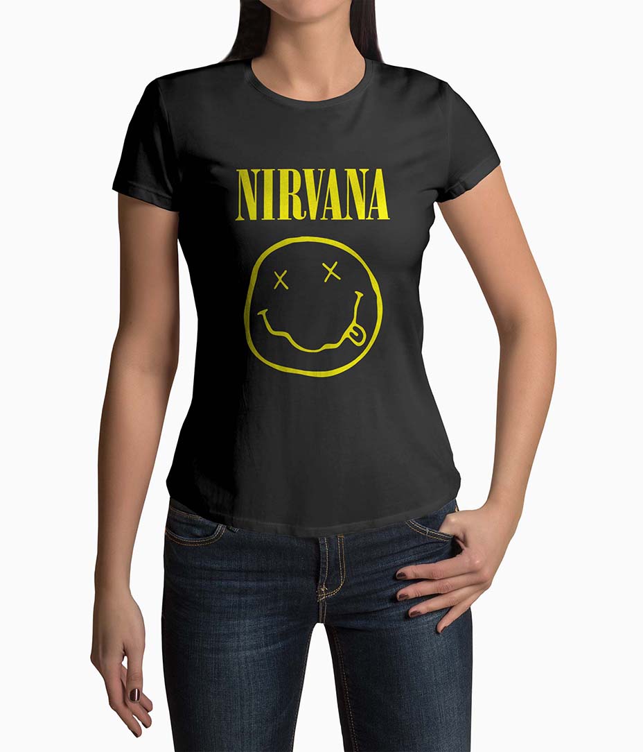 Tricou Femei Personalizat Rock Logo Nirvana