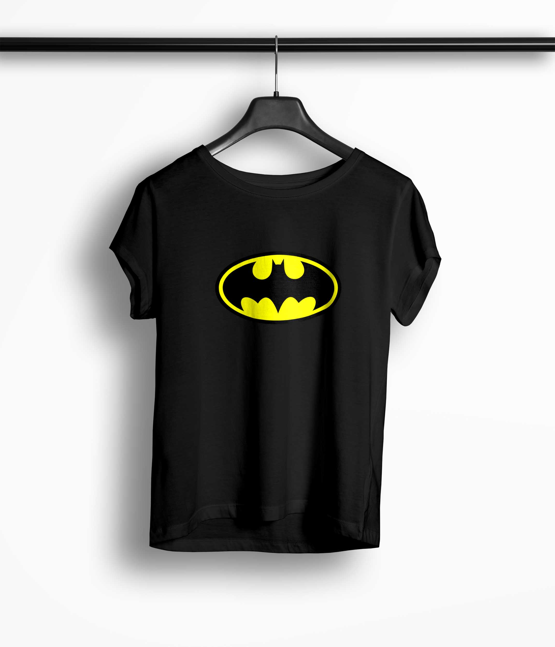 Tricou Personalizat Batman Logo - Femei-Negru