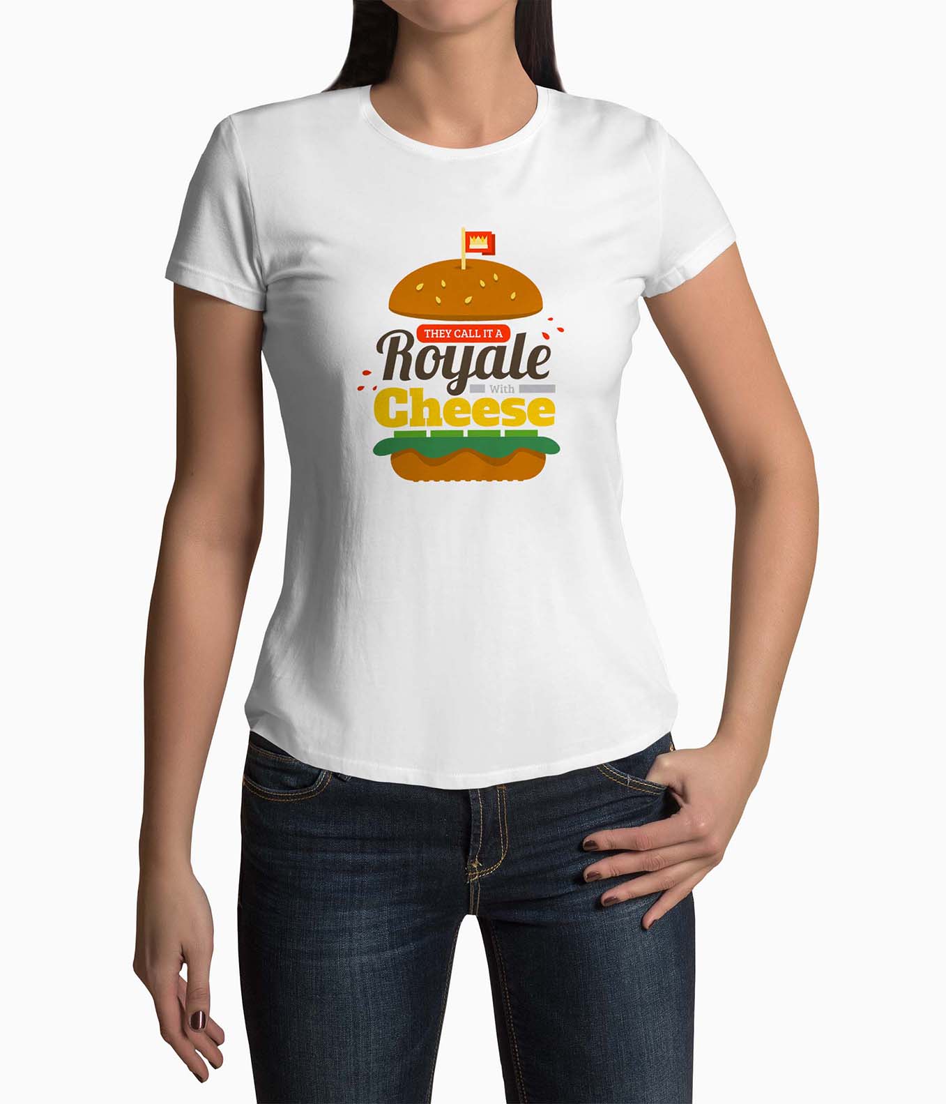 Tricou Femei Personalizat Pulp Fiction Royale With Cheese