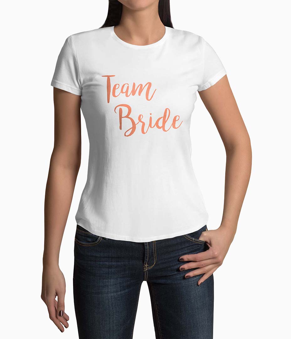 Tricou Personalizat Team Bride Echipa Mireas