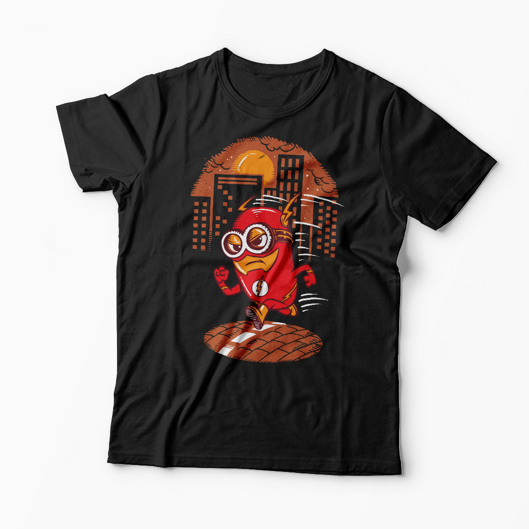 Tricou Flash Minion - Bărbați-Negru