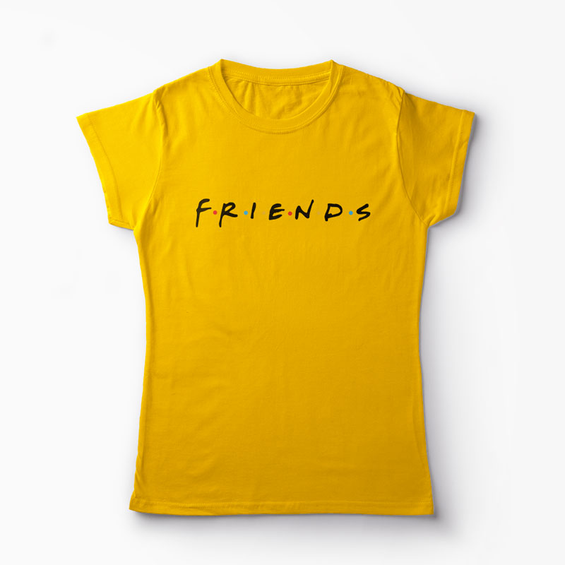 Tricou Friends - Femei-Galben