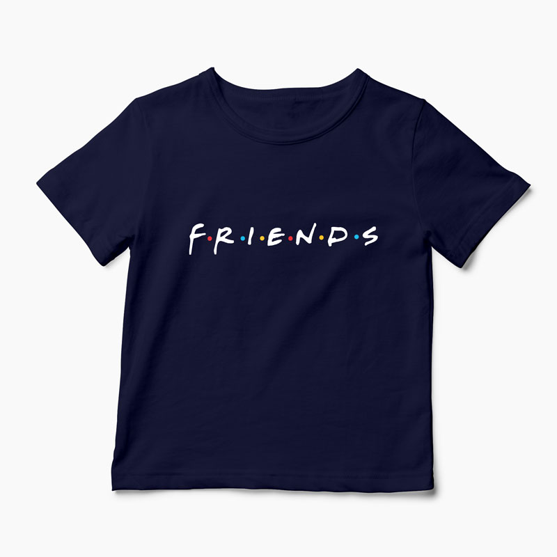 Tricou Friends - Copii-Bleumarin