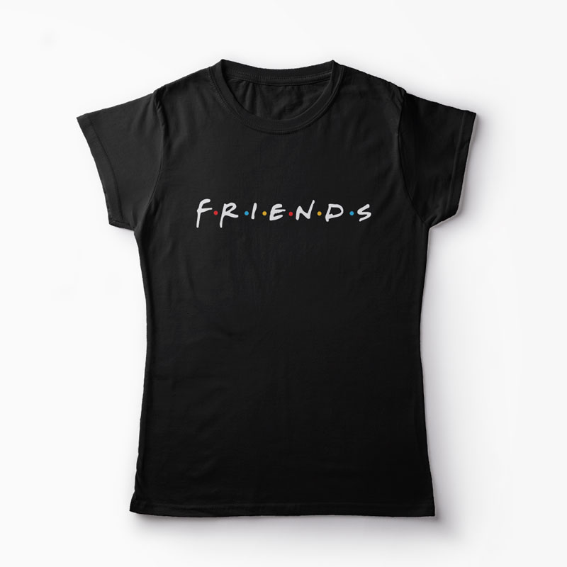 Tricou Friends - Femei-Negru