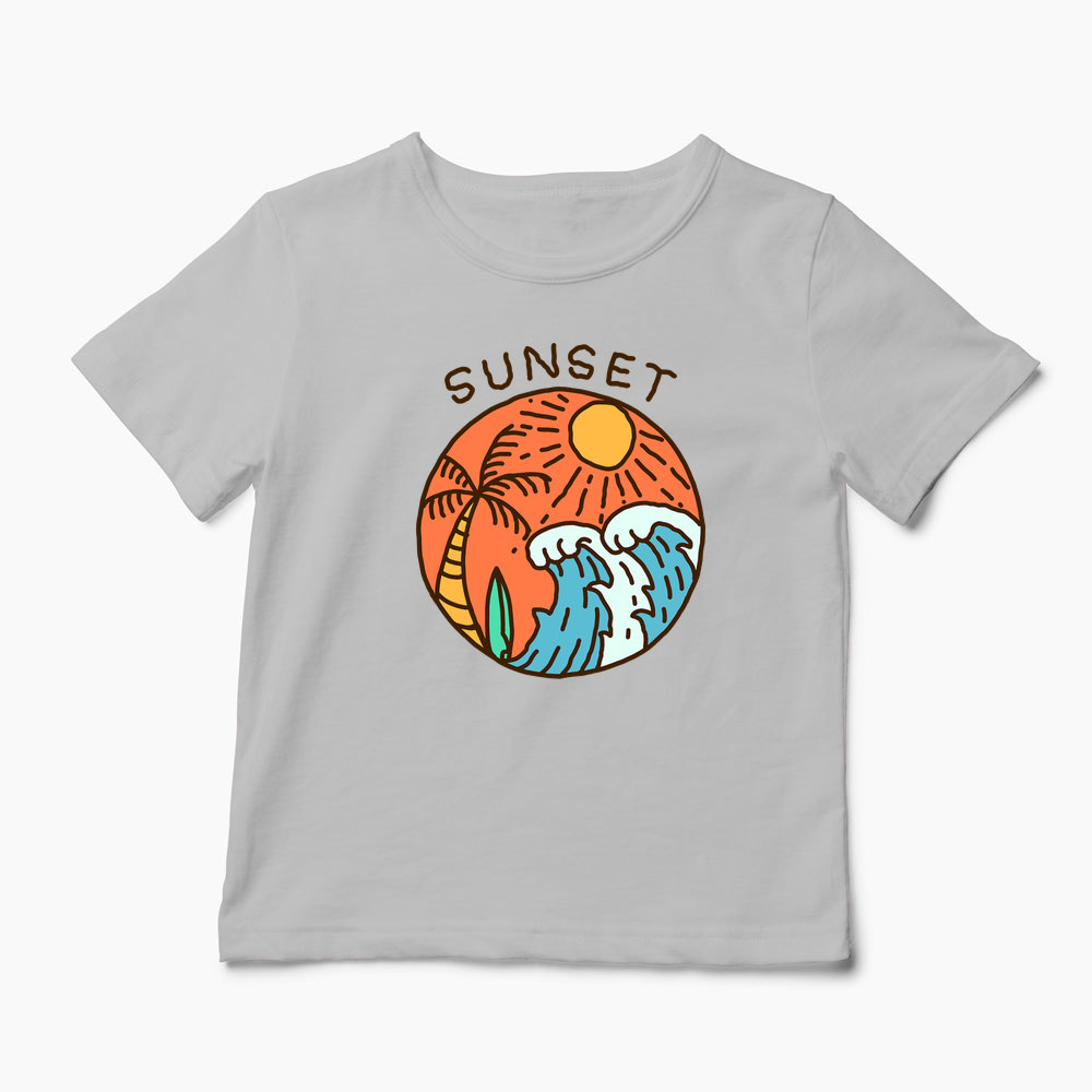 Tricou Grafic Ocean Sezon Vară - Copii-Gri